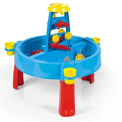 Image of DOLU Kids 3 in 1 Sand &amp; Water Pit with Drawing Table Outdoor Toys Garden Multi function Play Station Desk Colouring Blue