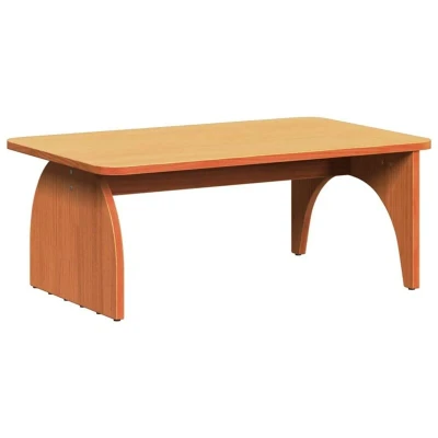 Image of vidaXL Coffee Table Wax brown 80 x 50 31 cm Solid pine wood