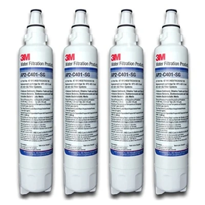 Image of 3M AP2 C401 SG Water Filter Cartridge with Scale Inhibitor Compatible F Series Lincat boilers, Filterflow 1 Micron 47 915403, 569594 (4)