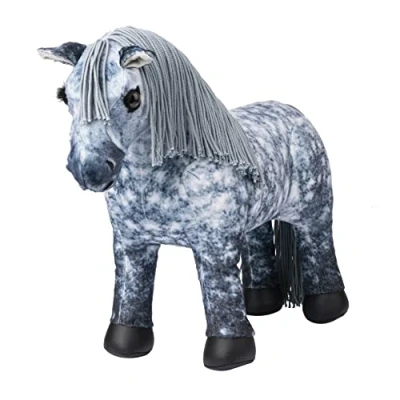Image of LeMieux Toy Pony Sam for Kids Grey Soft Coat Flexible Suitable Ages 3 Years +