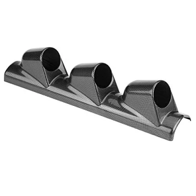 Image of EBTOOLS Gauge Pillar Pod, Car Universal Carbon Fiber 52mm/2&quot; Triple A Pod Cluster