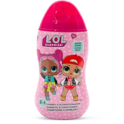 Image of LOL Surprise 2 in 1 Shampoo &amp; Conditioner for Kids and Adults Extra Mild Formula, Gently Cleanses Conditions, Ideal All Hair Types, 400ml