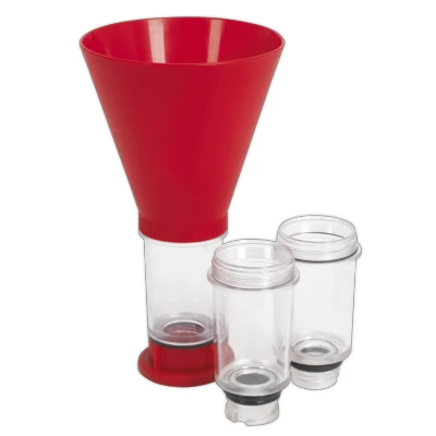 Image of Sealey Engine Oil Funnel 4pc BMW, Fiat, Ford, Mazda, Mercedes, Toyota/Lexus, VAG