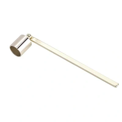Image of Hztyyier Stainless Steel Candle Wick TrimmerChurch Extinguisher for Safely Putting Out Extinguish Wicks Flame(Gold) Other Collectibles