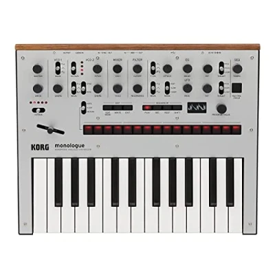 Image of Korg Monologue Monophonic Analog Synthesiser Silver