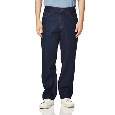 Image of Lee Mens Regular Fit Straight Leg Jean Jeans Blue