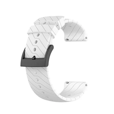 Image of Muovrto 24mm Strap for Suunto 7/Suunto 9/9 baro, Replacement Band Watch D5/Suunto Spartan Sport Wrist HR（White）