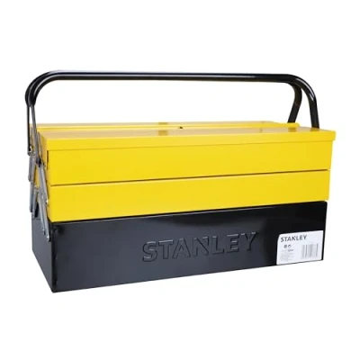 Image of STANLEY 1 94 738 Metal toolbox, Yellow