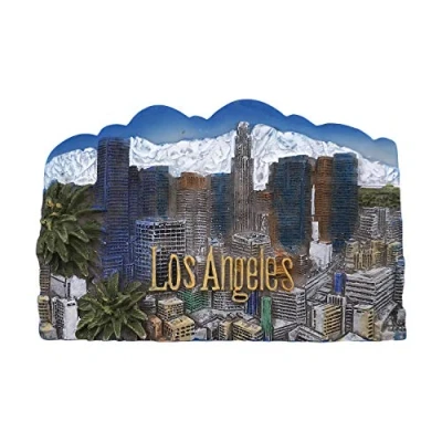 Image of Los Angeles USA 3D Refrigerator Magnet Tourist Souvenirs Resin Magnetic Stickers Fridge Home &amp; Kitchen Decoration from China