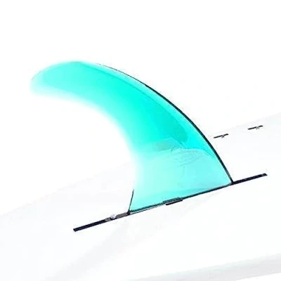 Image of DORSAL Signature Surf SUP Single Center Fin for Longboard Surfboard 10 Inch sea Green