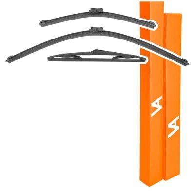 Image of VIA ALBION® Wiper Blades for VAUXHALL GRANDLAND &amp; X (2017 2024) All Weather Front Rear Wipers Set