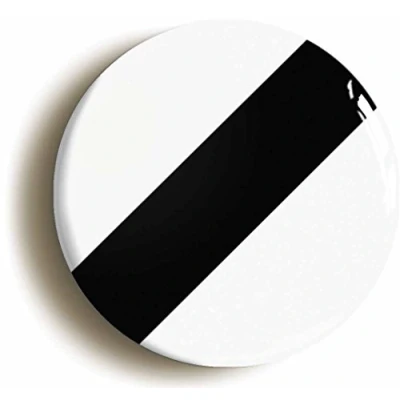 Image of National Speed Limit Road Sign Fridge Magnet (Circular 2inch / 50mm Diameter)