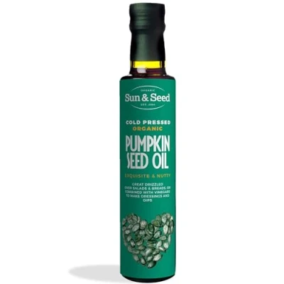 Image of Pumpkin Seed Oil by Sun&amp;Seed Organic and Cold Pressed 250ml