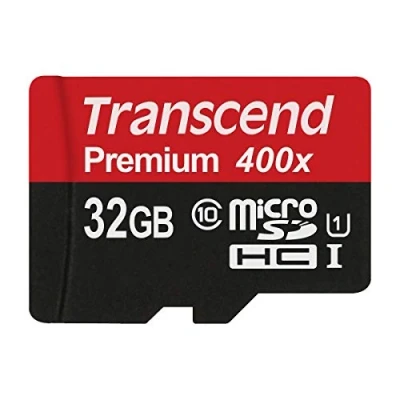 Image of Transcend 32GB microSDXC/SDHC Class 10 UHS I 600X (Ultimate) Memory Card with Adapter