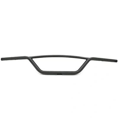 Image of Motorcycle Drag Bars Handlebar, 22mm 25mm Steering Wheel Handlebar Retro Motorbike Handle For XL883 XL1200 X 48 Dyna Softail Chopper Cafe Racer(25mm Black)