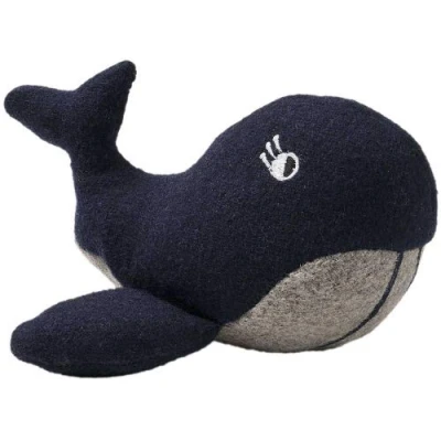 Image of HUNTER Eiby Whale Dog Toy, Blue, 18 cm