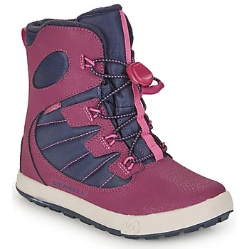 Image of Merrell Snow Bank 4.0 WTRPF Boot, Navy/Berry, 13 UK