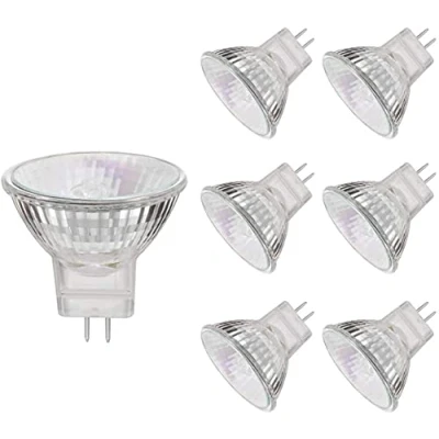 Image of VINBE MR11 Halogen Light Bulbs, 35W 12V GU4 Spot Bulbs Lamp, Warm White,Pack of 6