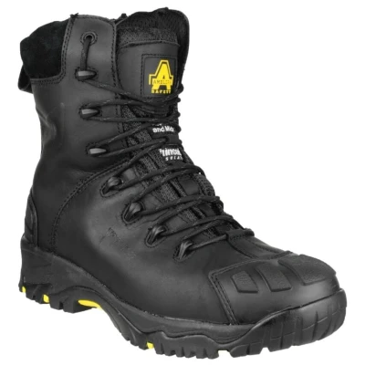 Image of Amblers Safety: Black FS999 Hi Leg Composite Safety Boot With Side Zip 9