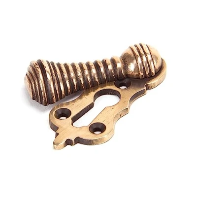 Image of From The Anvil Polished Bronze Beehive Escutcheon