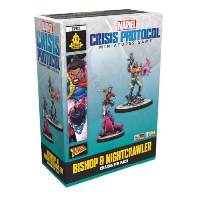 Image of Atomic Mass Games Marvel Crisis Protocol: Bishop and Nightcrawler Miniatures Board Game Ages 14+ 2 Players 90 Minutes Playing Time
