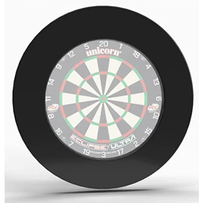 Image of Unicorn Dartboard Backboard Surround Professional Ultra Heavy Duty High Density Injection Moulded EVA Plastic No Fixings required Black