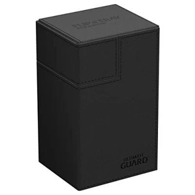 Image of Ultimate Guard Flip`n`Tray 80+ XenoSkin Monocolor Black