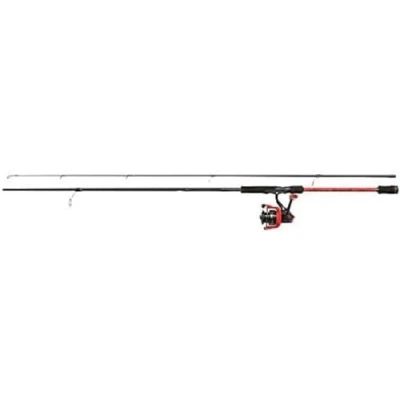 Image of Abu Garcia Max X Spinning Combo, Fishing Rod and Reel Combos, Predator Fishing,Pike/Perch/Zander/Trout, Unisex, Black / Red, 2.13m 10 30g