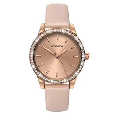 Image of SEKONDA Womens Analogue Classic Quartz Watch with PU Strap 2452.27