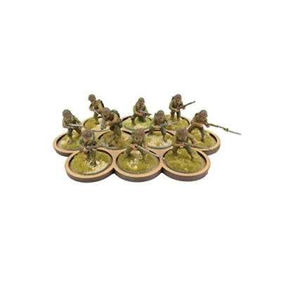 Image of War World Gaming Skirmish Movement Trays Formation 10 25mm Slot Wargaming Miniature Bases Tabletop Figure Terrain Model Modelling Diorama Wargame Scenery