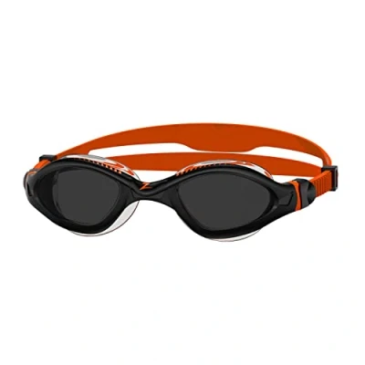 Image of Zoggs Tiger Adult Swimming goggles, UV Protection Swim Quick Adjust Comfort Goggle Straps, Fog Free Lenses, Liquid Skin Flexibility &amp; Fit, Maxium