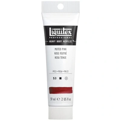 Image of Liquitex Special Release Collection Heavy Body Acrylic Paint, Muted Pink,59 ml (Pack of 1)