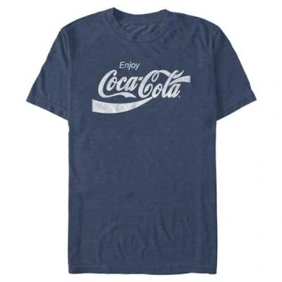 Image of Coca Cola Men&#039;s Coke Classic, Navy Heather, XXL