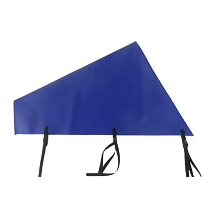 Image of Large Caravan Tow Hitch Cover Heavy Duty UV Stabilised With Straps (Blue)