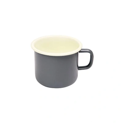 Image of Dexam Vintage Home Enamel Espresso Mug, Slate Grey
