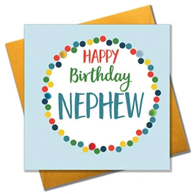 Image of Pom Pom&quot;Happy Birthday, Nephew&quot; Greeting Card, POM039