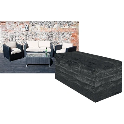 Image of Garland 2 Seater Small Sofa Cover Black, 5 Year Warranty