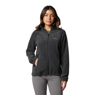 Image of Columbia Women&#039;s Full Zip Fleece, Benton Springs Charcoal Heather