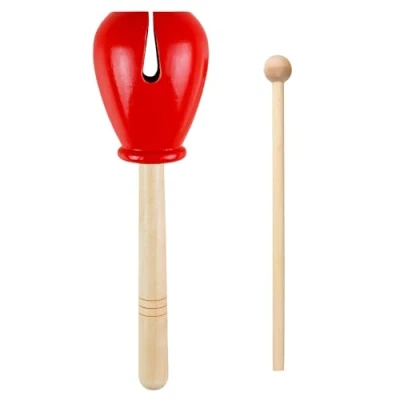 Image of A Star Wooden Tulip Tone Block with Beater, Percussion Rhythm