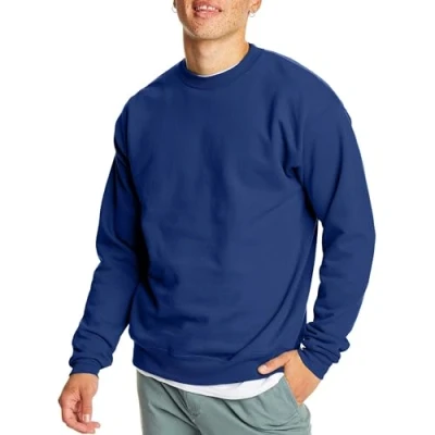 Image of Hanes Womens P1607 Sweatshirt, Deep Royal, S UK