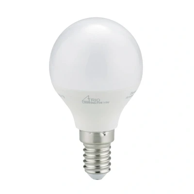 Image of Trio Lighting E14 3.5W golf ball LED bulb, warm white, opal