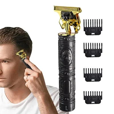 Image of Haircut Machine Electric Hair Trimmer Cordless Rechargeable Men Grooming Kit,Cordless Barber Clippers for Cutting &amp;