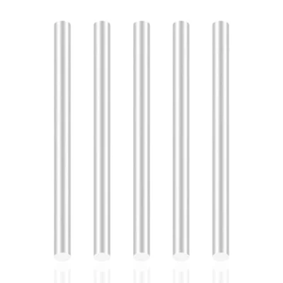 Image of iMeistek Aluminium Rods, 5mm Diameter 250mm Length Round Rods bars for DIY Crafts RC Cars model (5PCS)