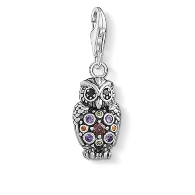 Image of Thomas Sabo Women Charm Pendant Snake Club 925 Sterling SIlver 1805 640 7
