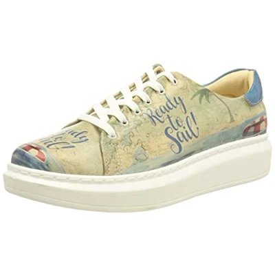 Image of DOGO Women&#039;s Myra Sneaker, Multicolor, 5.5 UK
