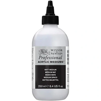 Image of WN Acrylic Matt Medium 250 ml, ACFAMM250,Transparent