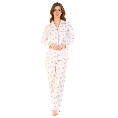 Image of Undercover Ladies &#039;Wincey Meadow&#039; Brushed Cotton Pyjamas 2005 Pink 18 20