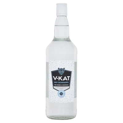 Image of V Kat Schnapps, Original Dry Made for Mixing &amp; Cocktail Making, Artisan Liquor 15% Alcohol Drink, Classic Drink Ingredient Spritzer Maker Home Bar, 1 Litre
