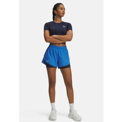 Image of Under Armour Fly by 2 in 1 Shorts for Women, Blue, M