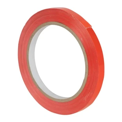 Image of indigo® 9mm Vinyl Sealing Butcher Tape Bag Sealer Fruit Veg Food Sweets Adhesive (1, Red)